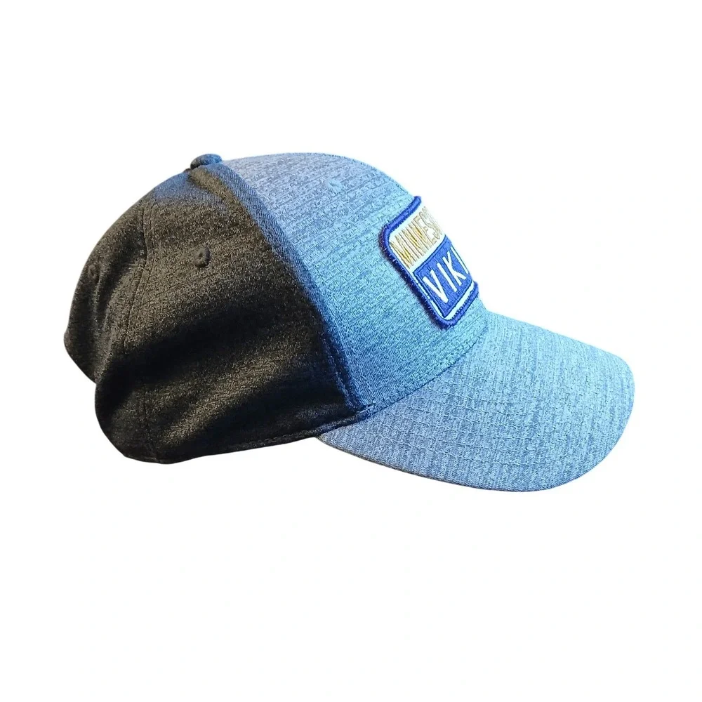 Minnesota Vikings NFL Team Apparel Snapback‎ Hat Grey Heathered Adjustable Cap
